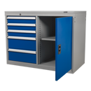 Sealey API1103B 5 Drawer & 1 Shelf Industrial Cabinet