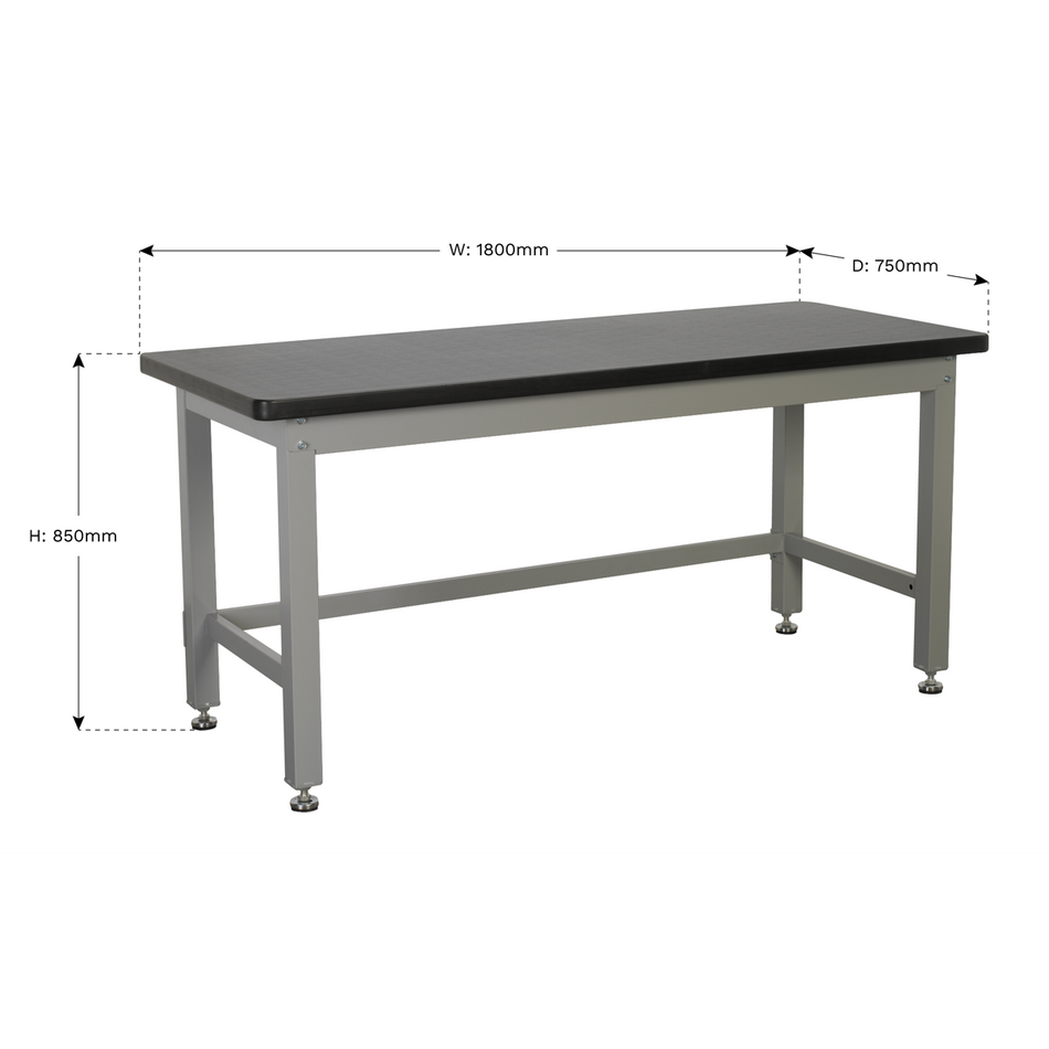 Sealey API1800 1.8m Steel Industrial Workbench