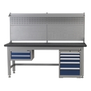 Sealey API2100COMB02 2.1m Complete Industrial Workstation & Cabinet Combo