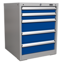 Sealey API5655A 5 Drawer Industrial Cabinet