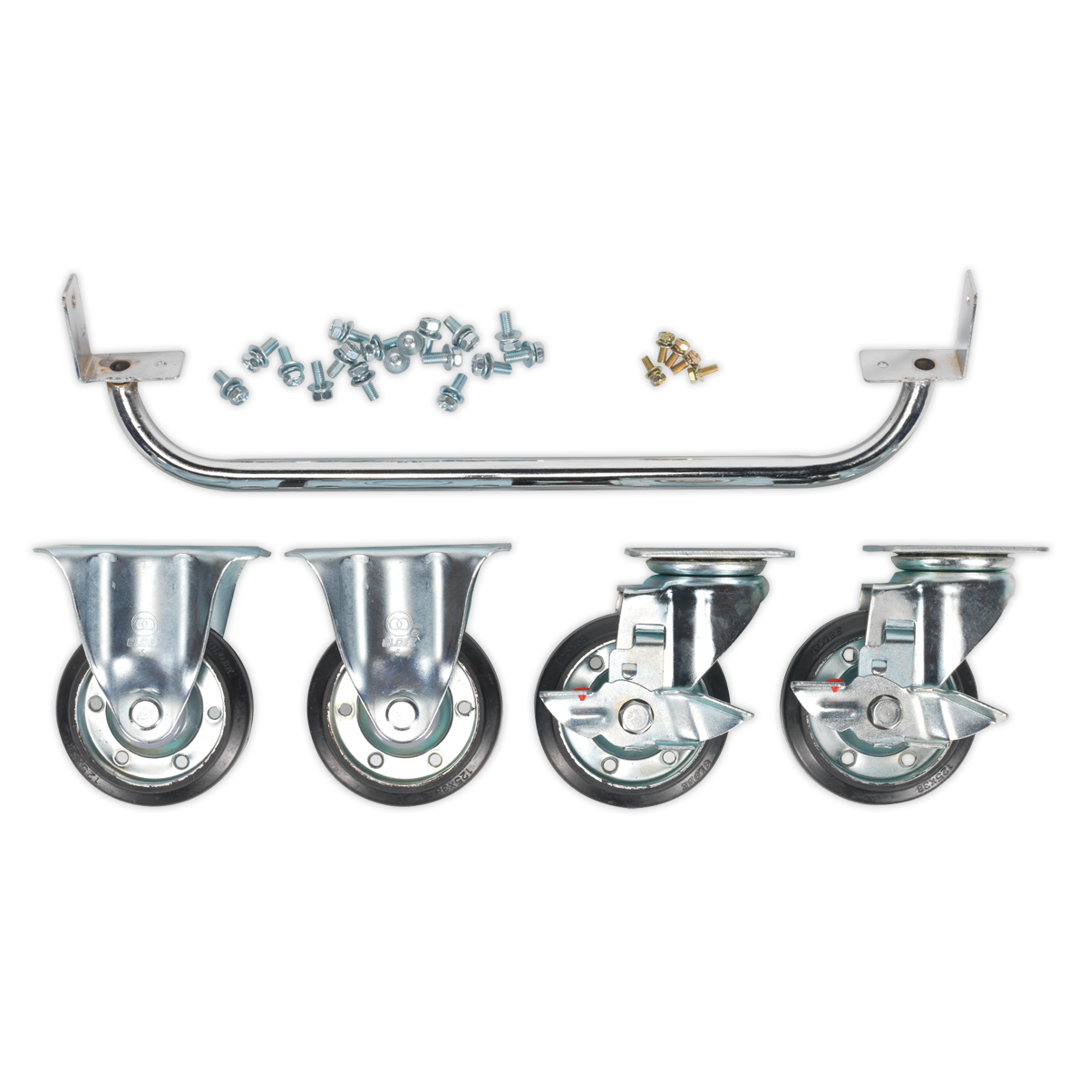 Sealey API565KIT Industrial Handle and Wheel Kit for 565mm Cabinets