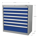 Sealey API9007 7 Drawer Industrial Cabinet