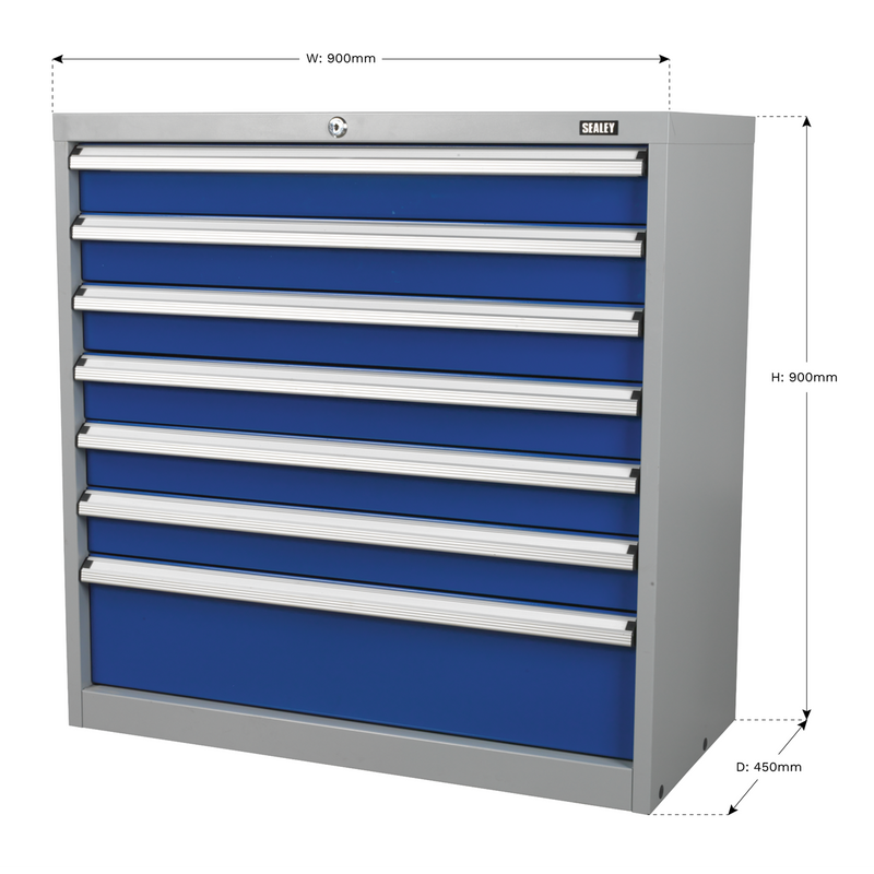 Sealey API9007 7 Drawer Industrial Cabinet