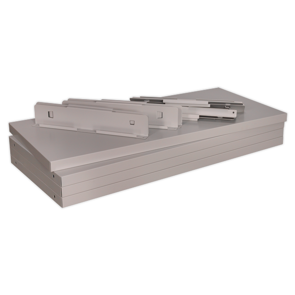 Sealey APICS4 Shelf for Industrial Cabinets - Pack of 4