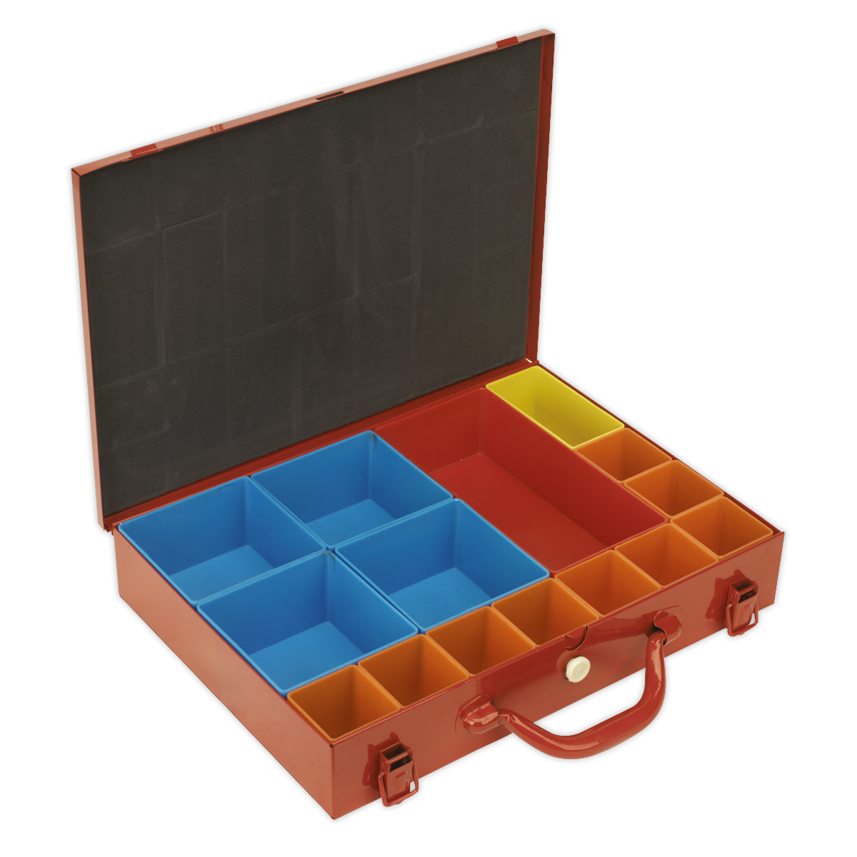 Sealey APMC15 Metal Case with 15 Storage Bins