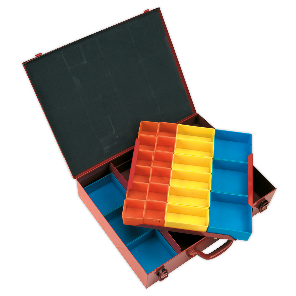 Sealey APMC27 Metal Case 2-Layer with 27 Storage Bins