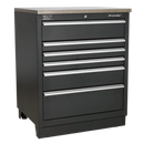 Sealey APMS03 6 Drawer 775mm Heavy-Duty Modular Floor Cabinet