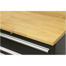 Sealey APMSCOMBO7W Premier 3.3m Storage System - Oak Worktop
