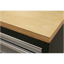 Sealey APMSSTACK16W Modular Storage System Combo - Pressed Wood Worktop