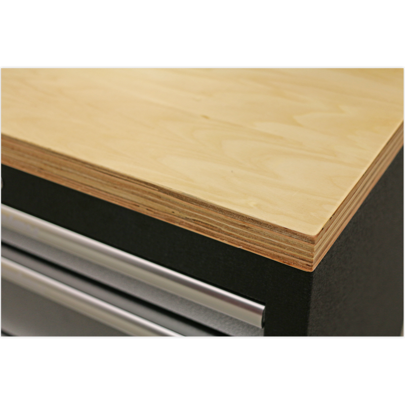 Sealey APMSSTACK16W Modular Storage System Combo - Pressed Wood Worktop