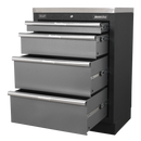 Sealey APMS51 680mm 4 Drawer Modular Floor Cabinet