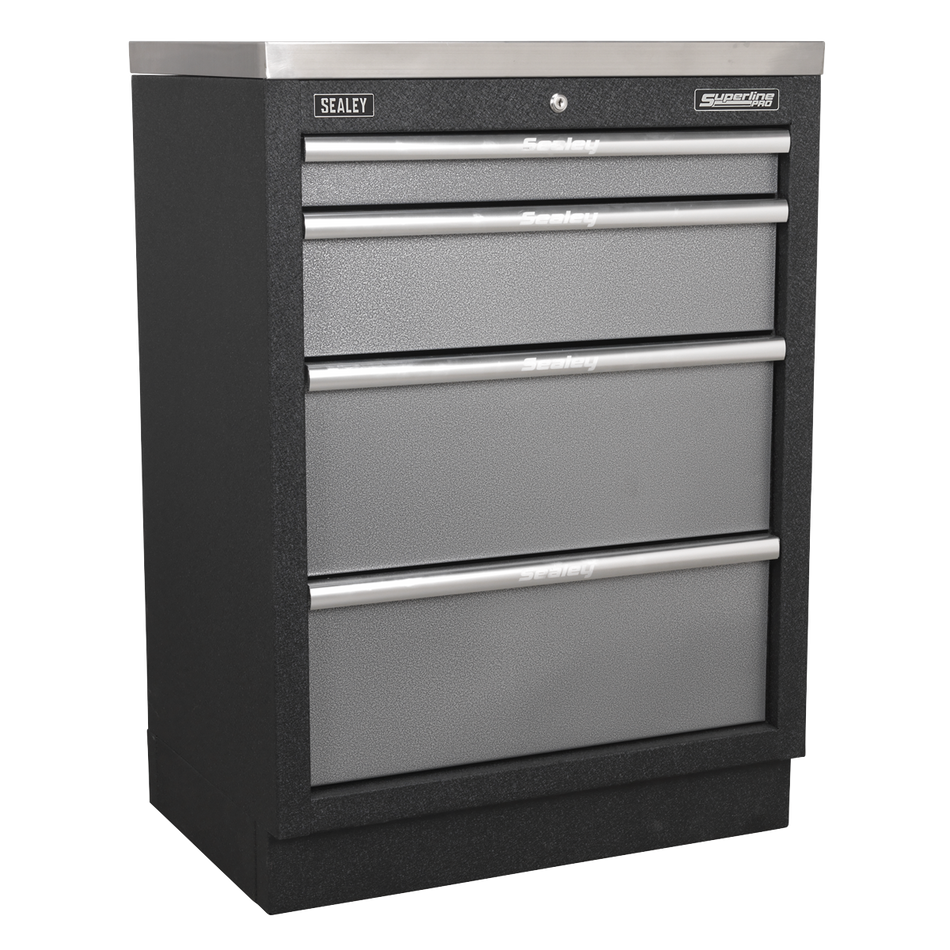 Sealey APMSSTACK07W Superline Pro 2.0m Storage System - Wood Worktop