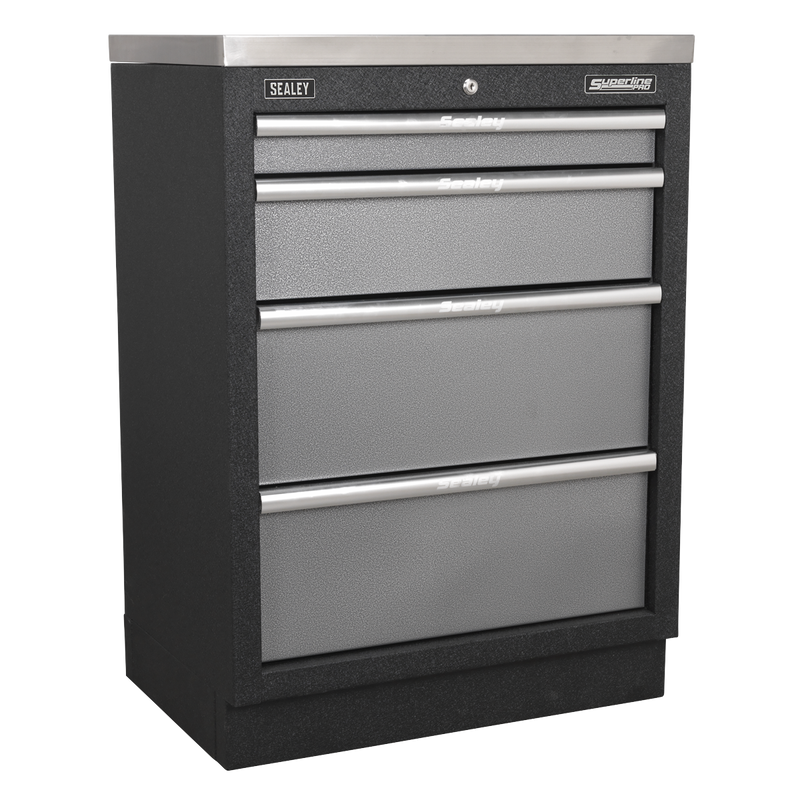 Sealey APMSSTACK01W Superline Pro 4.9m Storage System - Wood Worktop
