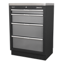 Sealey APMS51 680mm 4 Drawer Modular Floor Cabinet