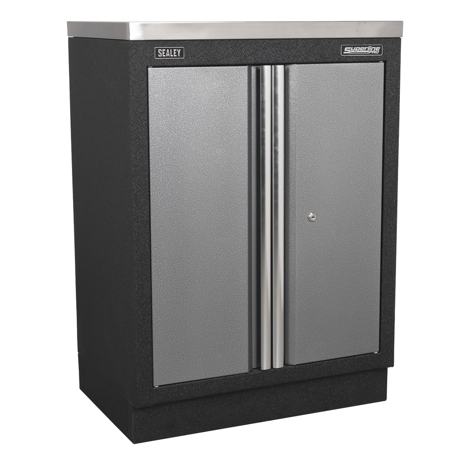 Sealey APMSSTACK15SS Modular Storage System Combo - Stainless Steel Worktop