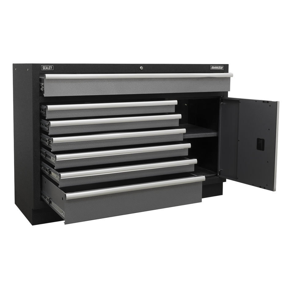 Sealey APMS64 1360mm 7 Drawer Modular Floor Cabinet