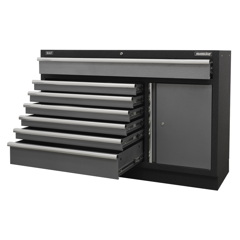 Sealey APMS64 1360mm 7 Drawer Modular Floor Cabinet