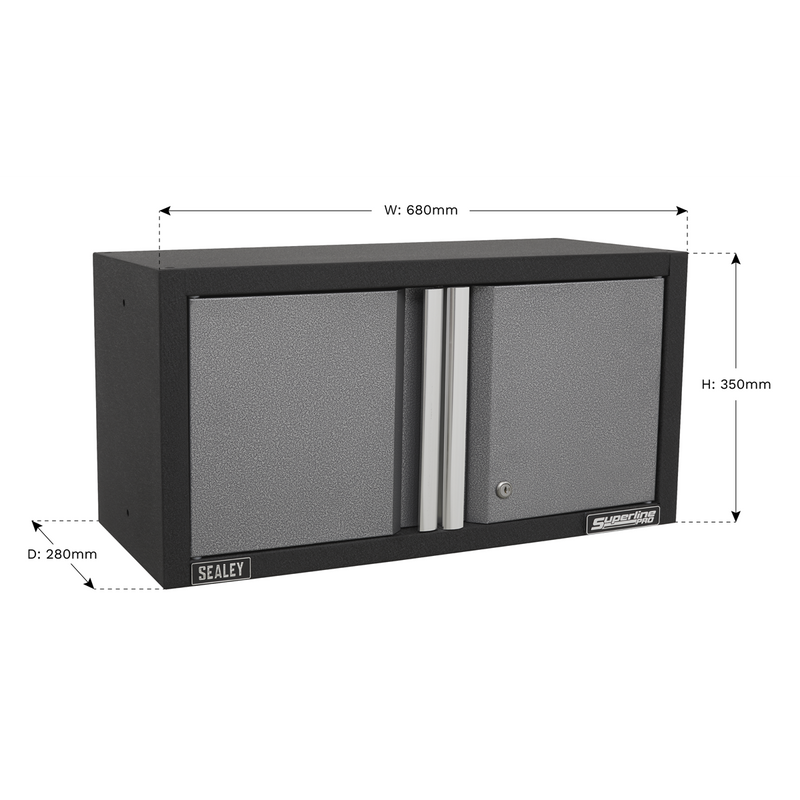 Sealey APMS65 680mm 2 Door Modular Wall Cabinet