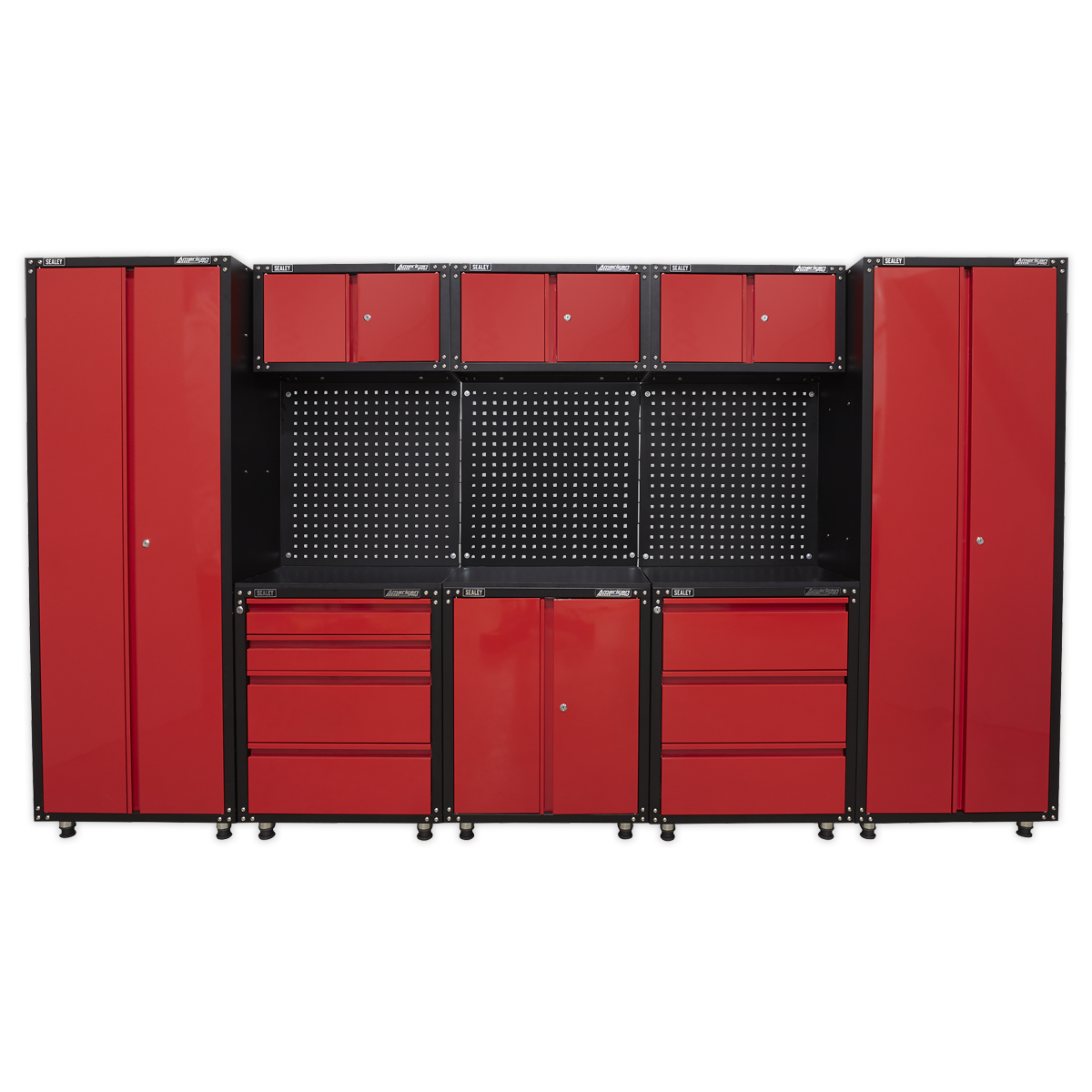 Sealey APMS80COMBO1 American PROâ€šÃ Ã¶âˆšÃ¡Â¬Â¨âˆšÃœ 3.3m Storage System