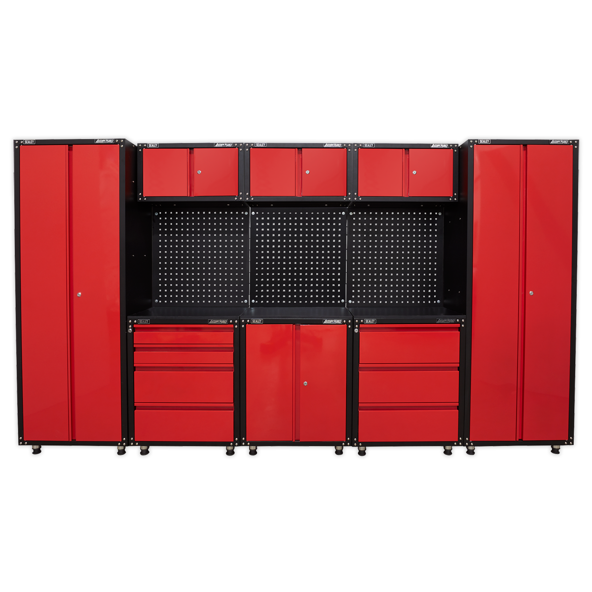 Sealey APMS80COMBO1 American PROâ€šÃ Ã¶âˆšÃ¡Â¬Â¨âˆšÃœ 3.3m Storage System