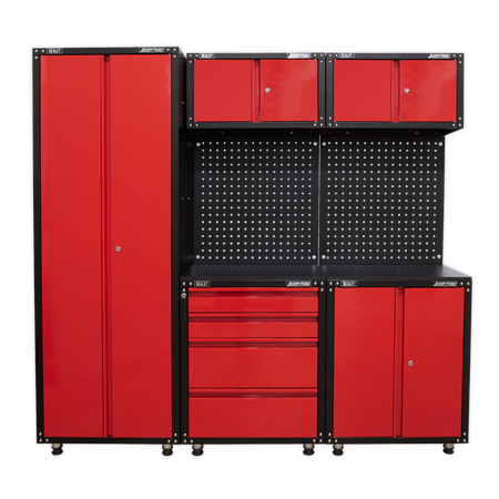 Sealey APMS80COMBO3 American PROâ€šÃ Ã¶âˆšÃ¡Â¬Â¨âˆšÃœ 2.0m Storage System