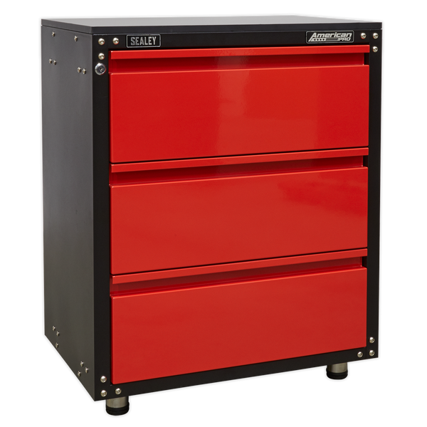Sealey APMS82 665mm Modular 3 Drawer Cabinet with Worktop