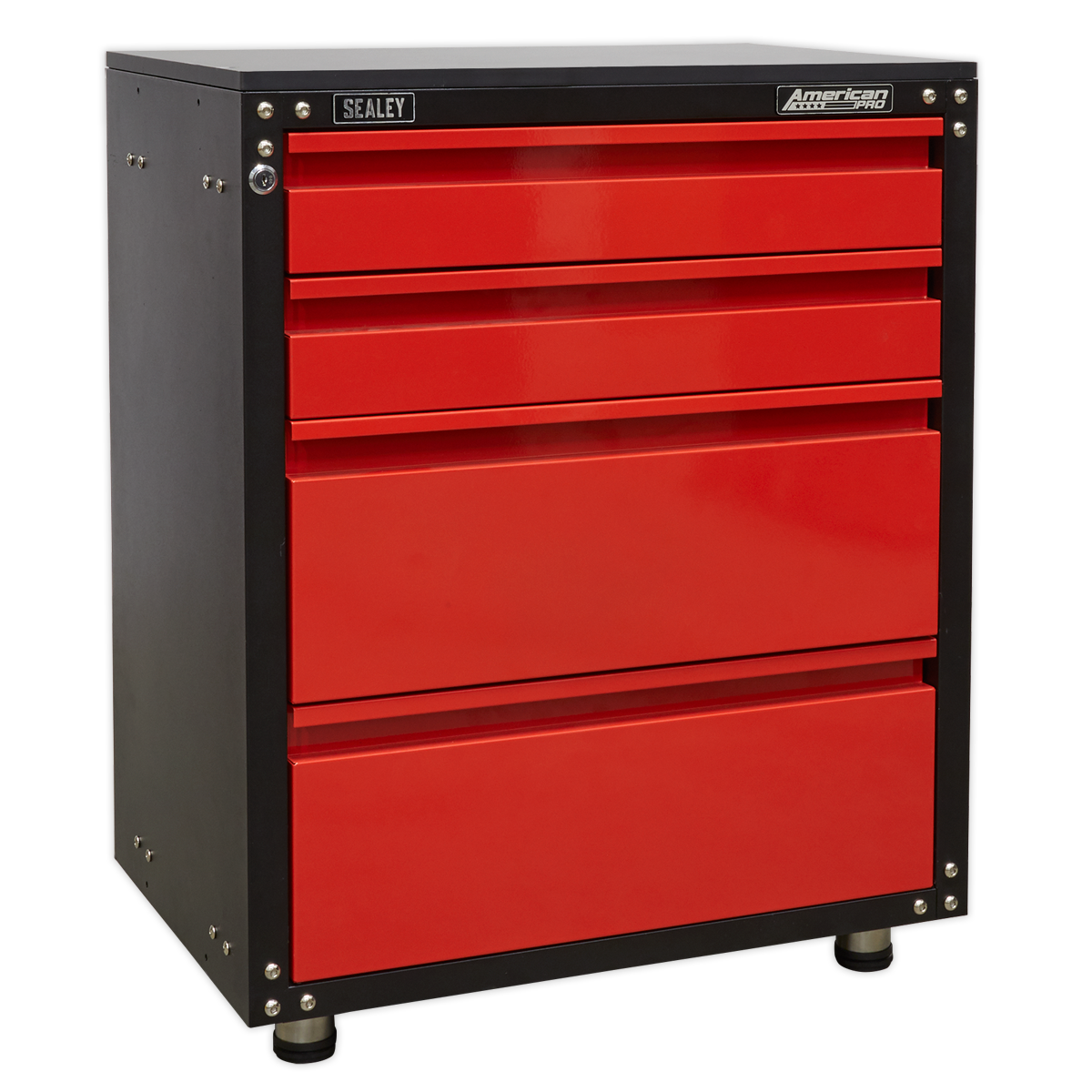 Sealey APMS84 665mm Modular 4 Drawer Cabinet with Worktop