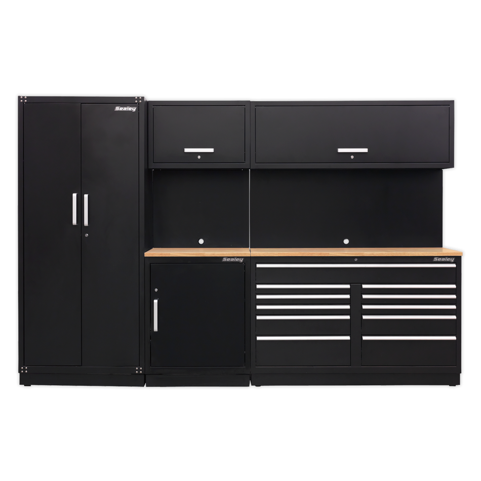 Sealey APMSCOMBO2W Premier 3.3m Storage System - Oak Worktop