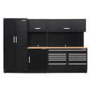 Sealey APMSCOMBO2W Premier 3.3m Storage System - Oak Worktop