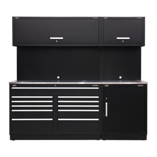 Sealey APMSCOMBO4SS Premier 2.3m Storage System - Stainless Worktop