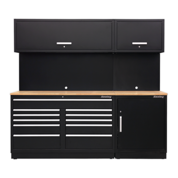 Sealey APMSCOMBO4W Premier 2.3m Storage System - Oak Worktop
