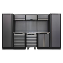 Sealey APMSSTACK03SS Superline Pro 3.2m Storage System - Stainless Worktop