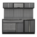 Sealey APMSSTACK11SS Superline Pro 2.04m Storage System - Stainless Steel Worktop