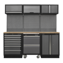Sealey APMSSTACK12W Superline Pro 2.04m Storage System - Pressed Wood Worktop