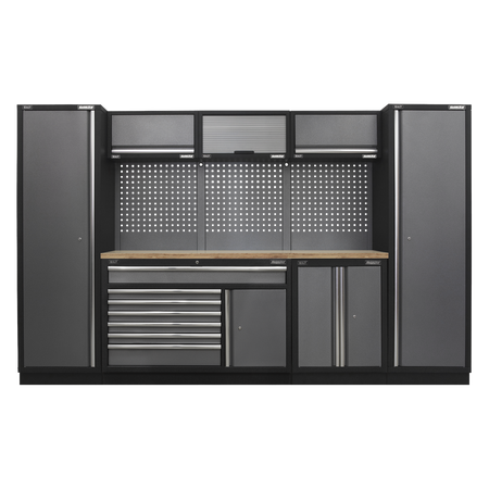Sealey APMSSTACK13W Superline Pro 3.24m Storage System - Pressed Wood Worktop
