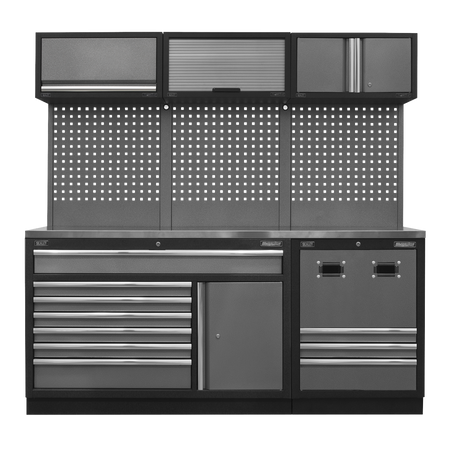 Sealey APMSSTACK14SS Modular Storage System Combo - Stainless Steel Worktop