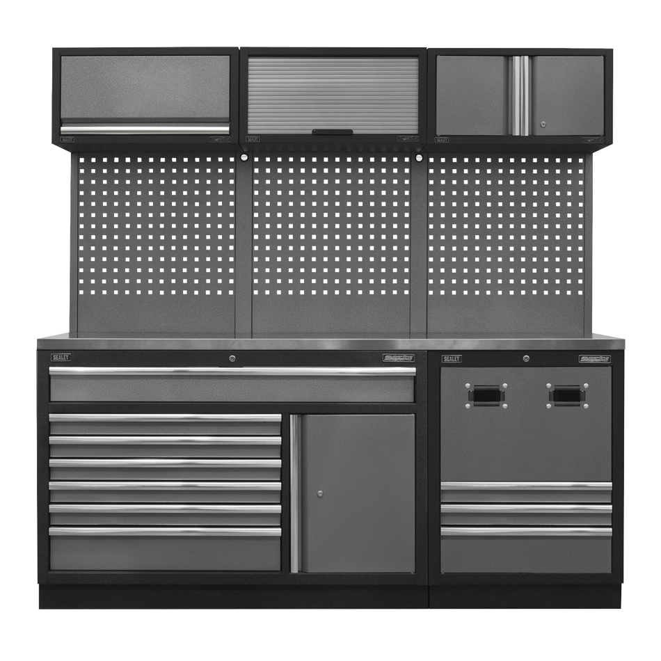 Sealey APMSSTACK14SS Modular Storage System Combo - Stainless Steel Worktop