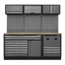 Sealey APMSSTACK14W Modular Storage System Combo - Pressed Wood Worktop