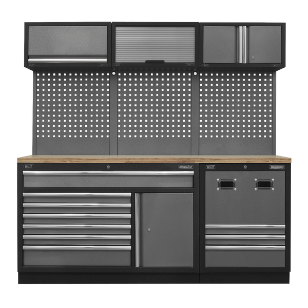 Sealey APMSSTACK14W Modular Storage System Combo - Pressed Wood Worktop