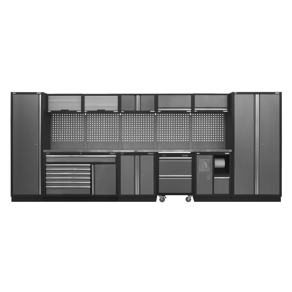 Sealey APMSSTACK15SS Modular Storage System Combo - Stainless Steel Worktop