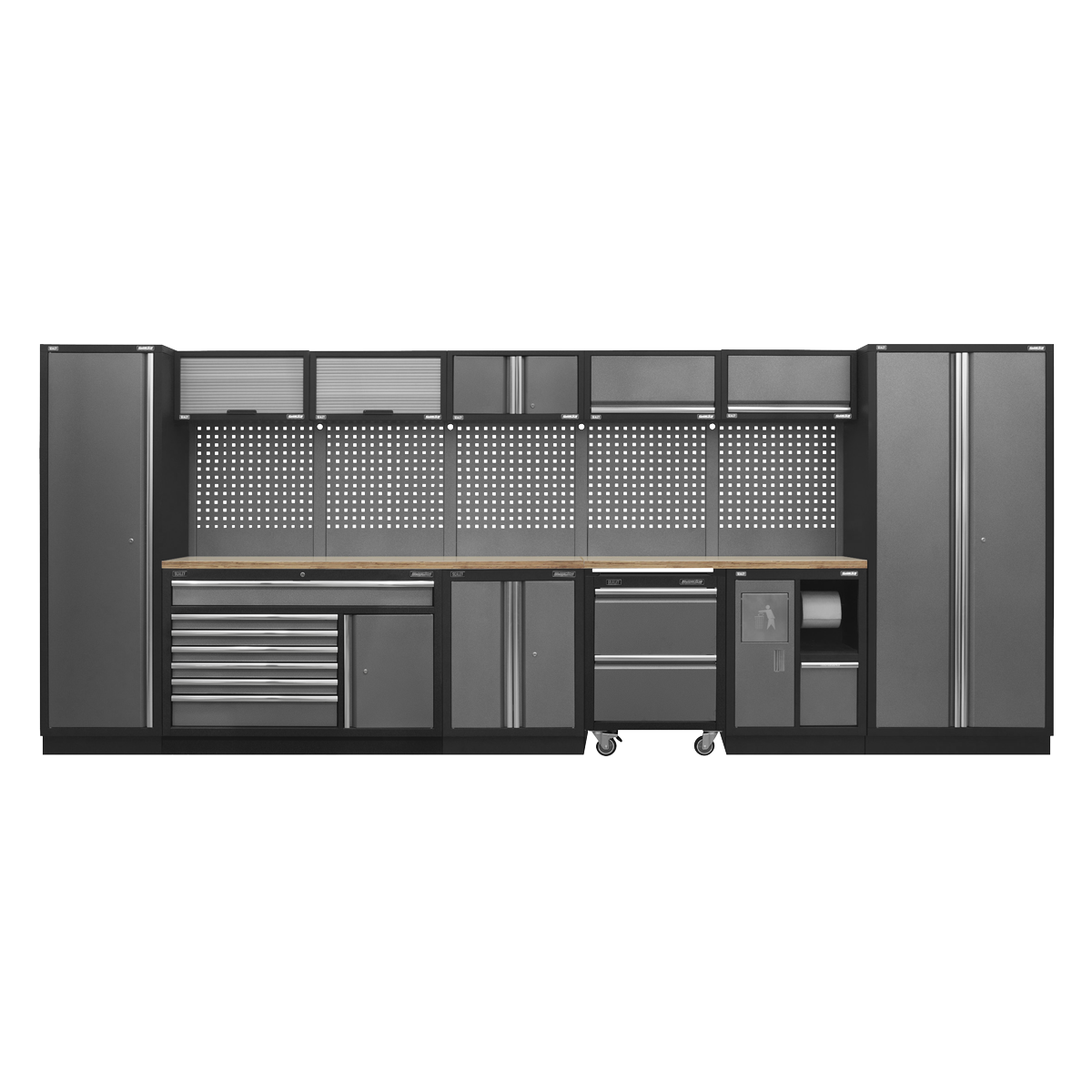 Sealey APMSSTACK15W Modular Storage System Combo - Pressed Wood Worktop