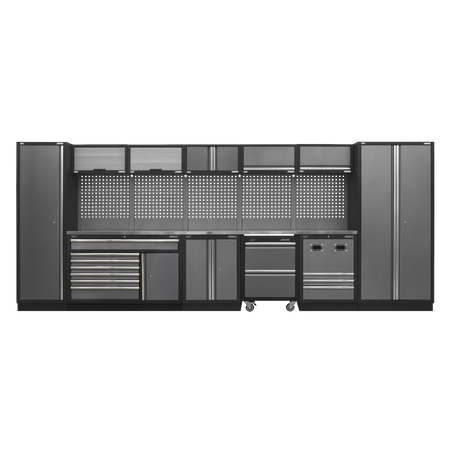 Sealey APMSSTACK16SS Modular Storage System Combo - Stainless Steel Worktop