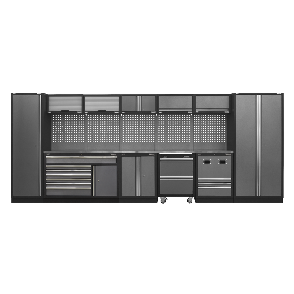 Sealey APMSSTACK16SS Modular Storage System Combo - Stainless Steel Worktop