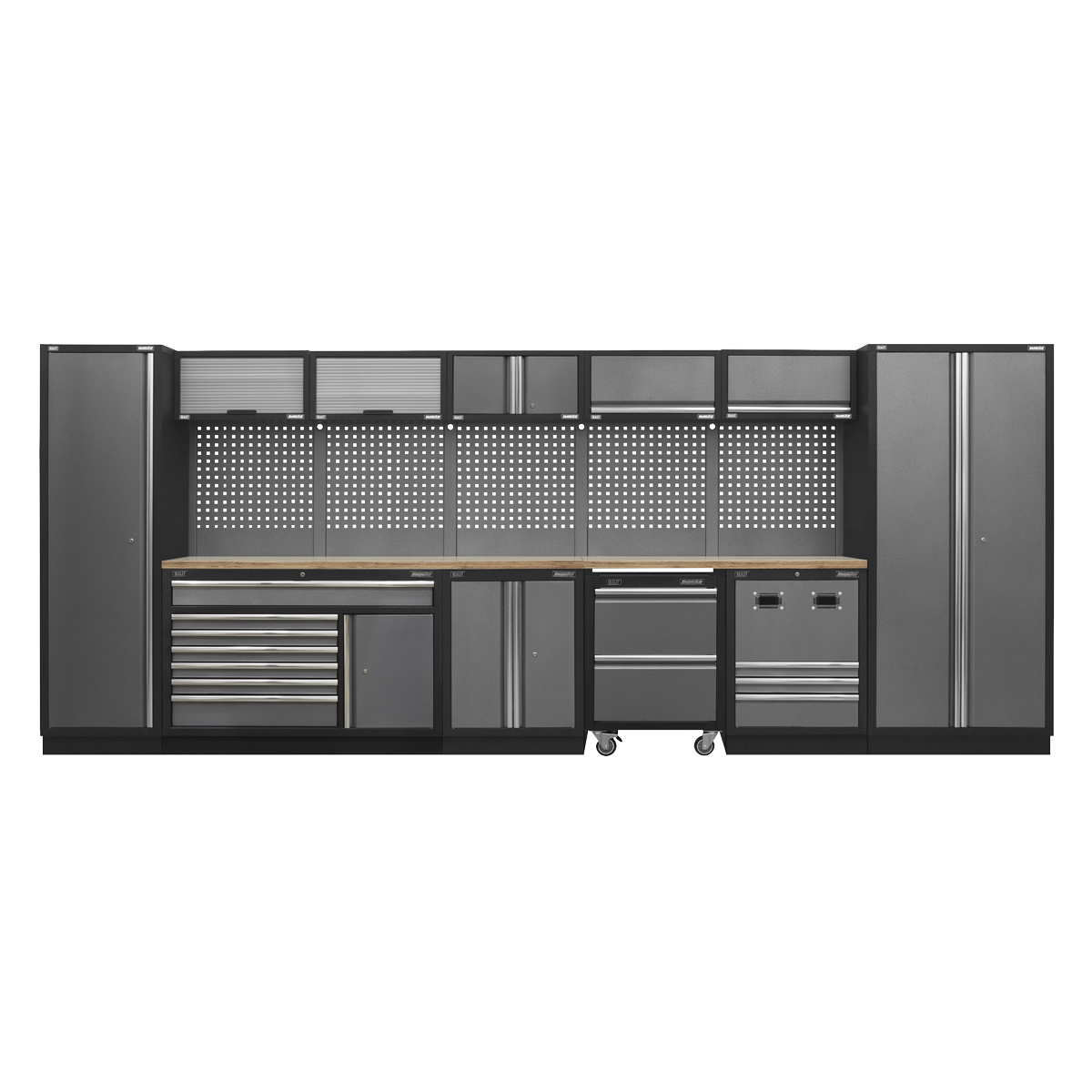 Sealey APMSSTACK16W Modular Storage System Combo - Pressed Wood Worktop