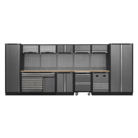 Sealey APMSSTACK16W Modular Storage System Combo - Pressed Wood Worktop
