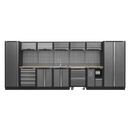 Sealey APMSSTACK17W Superline Pro 4.9m Storage System - Wood Worktop