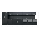 Sealey APMSSTEEL Premier 5.6m Storage System - Stainless Worktop