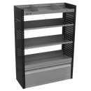 Sealey APMSVCOMBO2 Modular Slanted Shelf Van Storage System