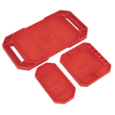 Sealey APNST4 Flexible Tool Trays Non-Slip - Pack of 3