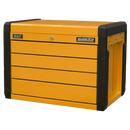 Sealey APPD4O 4-Drawer Push-to-Open Topchest with Ball-Bearing Slides - Orange